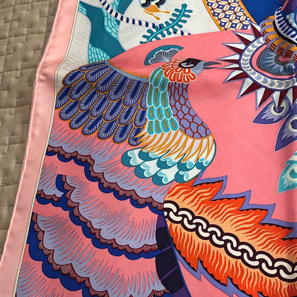 Hermes silk 90x90 scarf - Picture 5 of 9